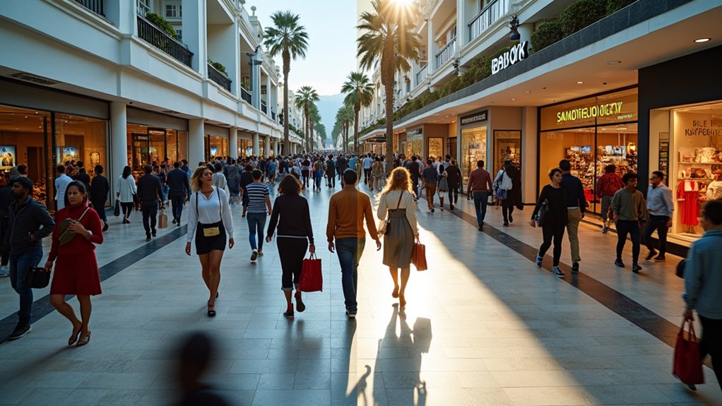 diverse luxury shopping behaviors